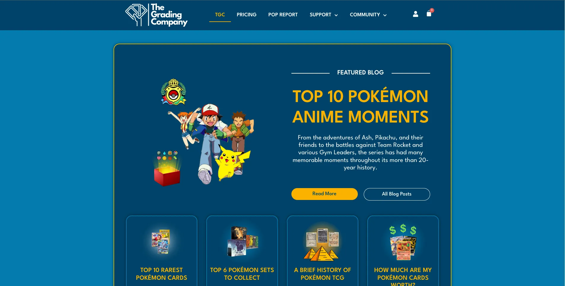 Final landing page design